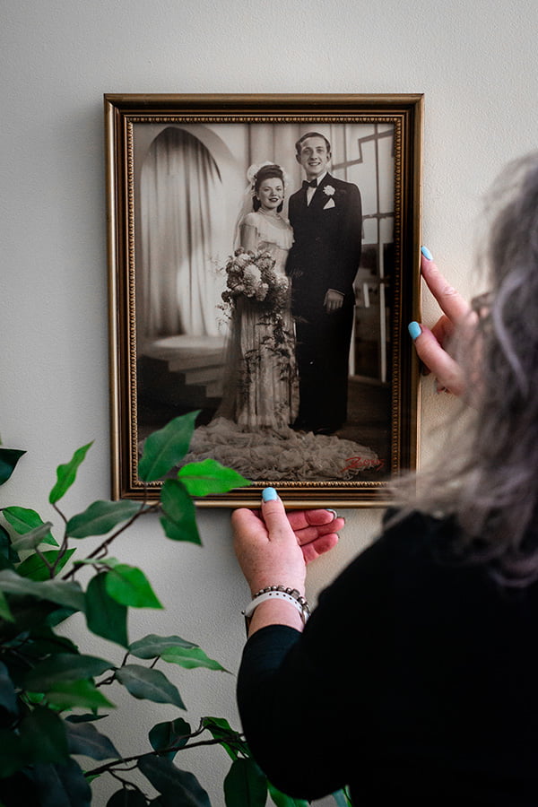 Caroline Kohn’s Parent’s Wedding Photo