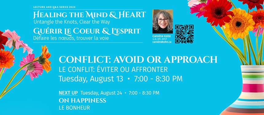Healing Mind and Heart 2024: Conflict: Avoid or Approach